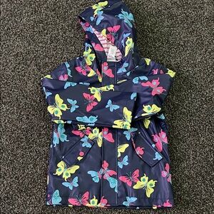 Colorful Butterfly Raincoat. Brand new, no tags
